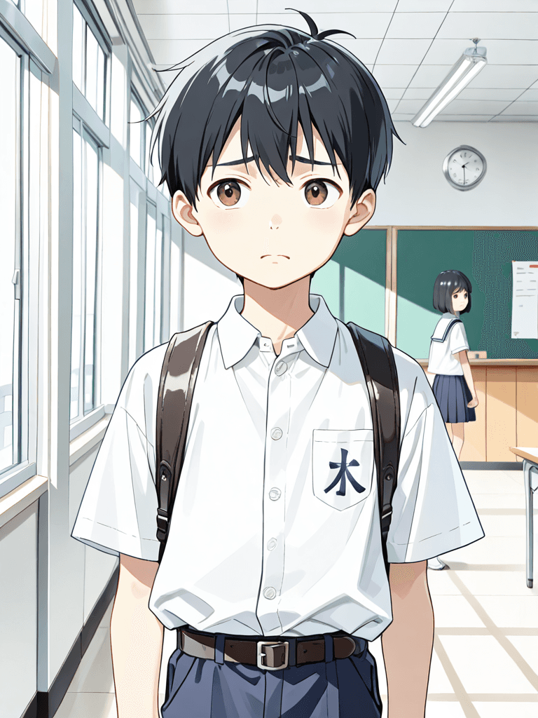 Suspect portrait: Ryan, a classmate in the Chapter 1 mystery